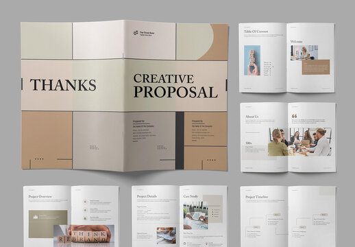 Creative Proposal Brochure Template
