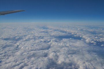 北海道上空からの景色