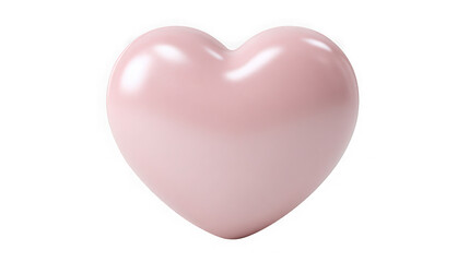 Fototapeta premium Pink heart icon isolated on transparent background