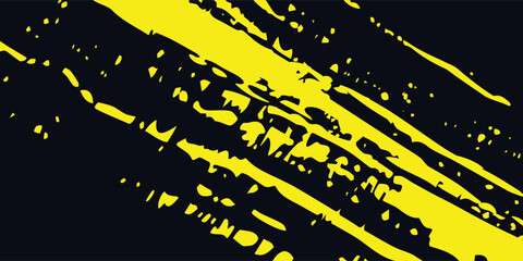 Yellow and black backdrop with dot halftone pattern element. Abstract brush grunge background. retro comic concept for your graphic design, banner or poster. Vector illustration.