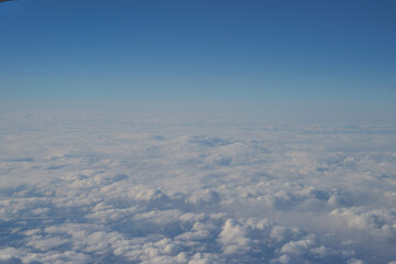 北海道上空からの景色