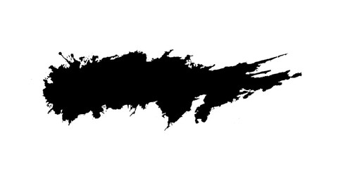 Fototapeta premium Vector grunge brush strokes texture rough black scratches for wallpaper, Abstract black and white gritty grunge background, vector grunge paintbrush, Vector illustration. Isolated on white background 