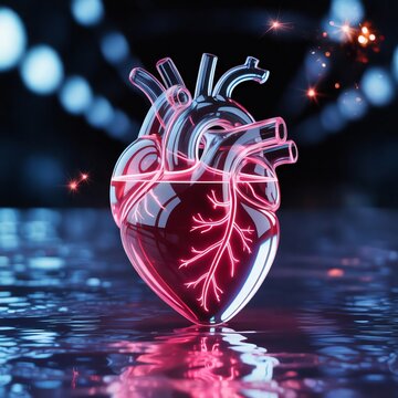 Exploring the Glowing Pulse of an Anatomical Heart.