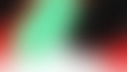 A vibrant gradient background blending shades of deep red emerald green and black creating a smooth transition on transparent background