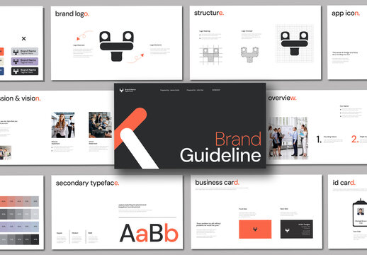 Modern Brand Guideline Presentation Template