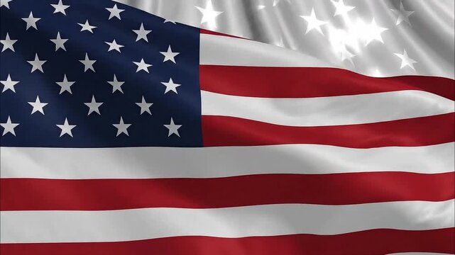 Vintage american flag texture