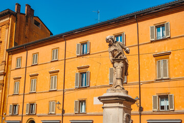 monument to Luigi Galvani in Parma, Italy