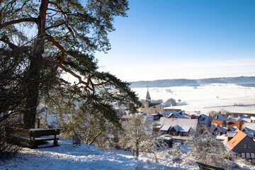 Homberg Ohm im Winter 
