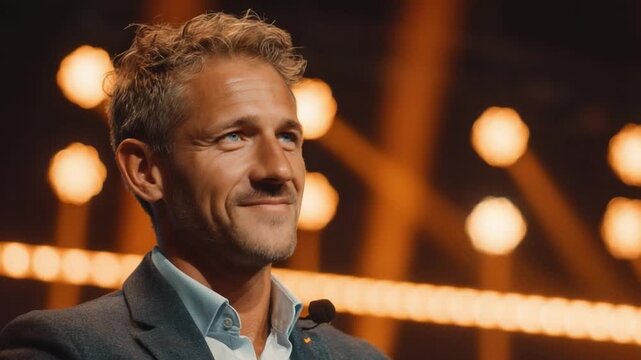 Confident Speaker on Future Economy Stage