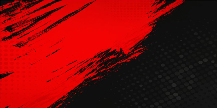 Grungy red abstract background with a dark textured pattern of vintage paint and old blood on a dirty wall design