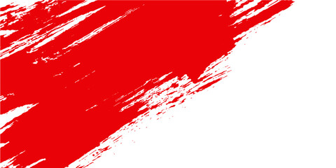 Red grunge vector illustration featuring an abstract paint splash pattern with ink splatters and blood texture on a decorative crimson backdrop design