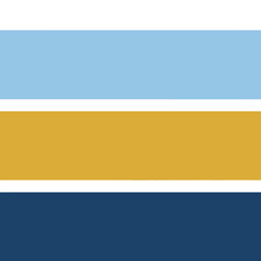 Obraz premium Abstract background with horizontal stripes in blue, gold and white colors.