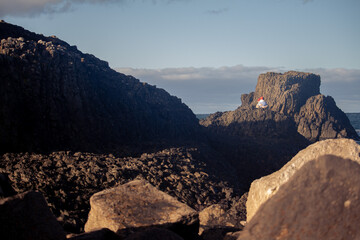 sunset in the mountains in Northern Ireland