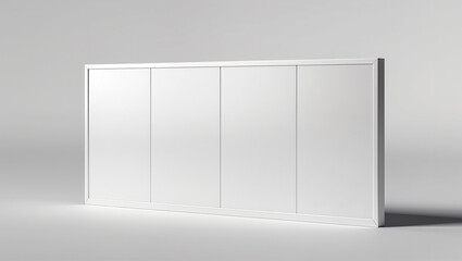 Modern minimalist storage solution in a sleek interior setting