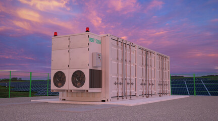Energy Storage System near a photovoltaic farm