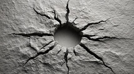 A cracked ancient stone surface serves as a background representing core values, highlighting strength and resilience against time and wear.