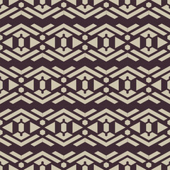 Japanese Diamond Stripe Vector Seamless Pattern
