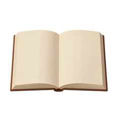 Fototapeta premium Open book with blank pages.