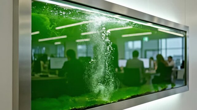 Indoor Bio-Filtration Algae Oxygen Wall