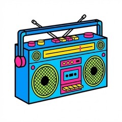 retro cassette player