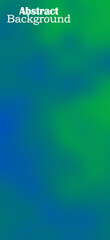 Abstract Green and Blue Gradient Background with Soft Blended Texture