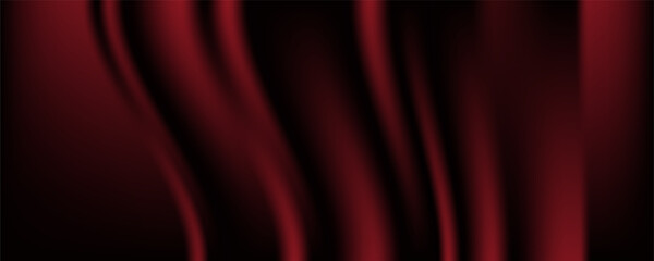 Abstract gradient podium background. Empty red 3D studio background. Clean scene for product presentation mockup template. eps 10