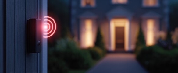 Wireless sensors safeguard entry points providing continuous protection against intrusions.