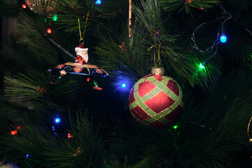 Christmas tree decoration winter event