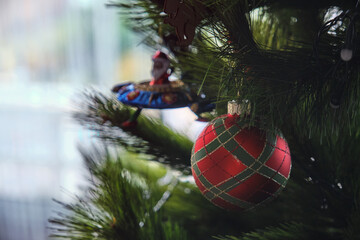 Christmas tree decoration winter event