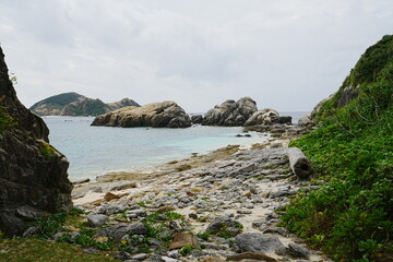 Aharen Beach on Tokashiki Island in Okinawa, Japan - 阿波連ビーチ