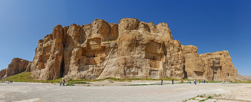 Naqsh-e Rostam, Iran - one of the most important archeological site in Iran, located right beside Persepolis, Naqsh-e Rostam is an amazing necropolis. Here in particular its rock reliefs