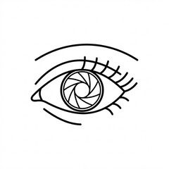 eye icon vector illustration