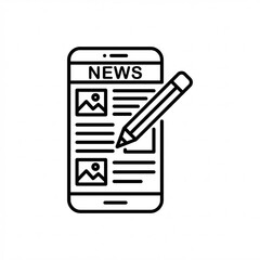 pencil icon vector illustration