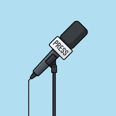 mobile phone on blue sky background