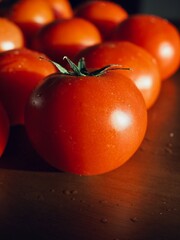 신선한 유기농 채소 빨간 토마토