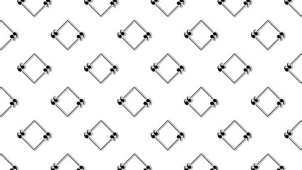 Modern geometric background featuring a repeating grid of quote marks. Continuous diagonal motion creates a dynamic feel for interview intros, blogs, and motivational quote displays.