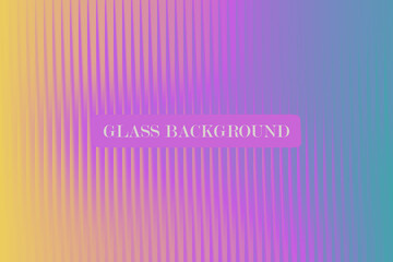 Colorful Glass Background with Vertical Stripes Design
