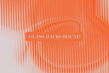 Vibrant Orange Glass Background Texture for Design Projects