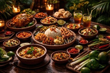Delightful Balinese food experience with aromatic herbs and authentic recipes