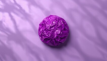 Fototapeta premium Purple plastic material covering walls and structures serving as an abstract background for visual design, ideal for layout and UI