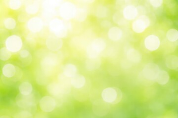 Obraz premium High key illuminated bokeh background featuring greenish tonal range