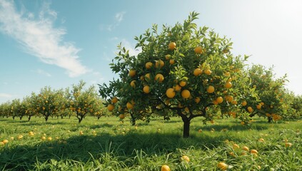 Naklejka premium Sweet oroblanco hybrid fruit, showcasing its seedless interior and smooth peel, suitable for fruit salads and snacks