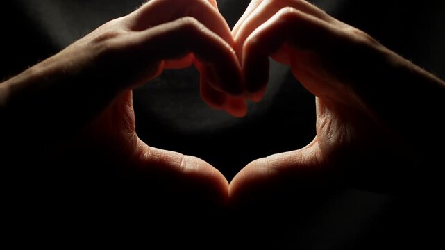 A gesture of love and passion.
A person shows that they love.
A declaration of affection for a partner.
Falling in love, hand in hand, heart, Valentine's Day