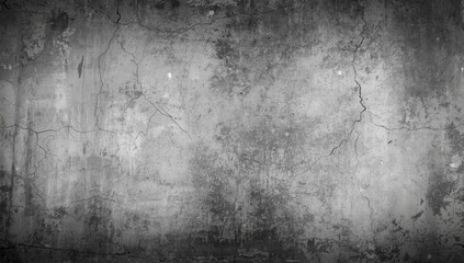 Fototapeta premium Monochrome image of a weathered cement wall with a rough surface, ideal for background in visual projects