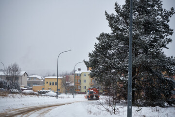 Pługopiaskarka,zima  © Marcin Łazarczyk