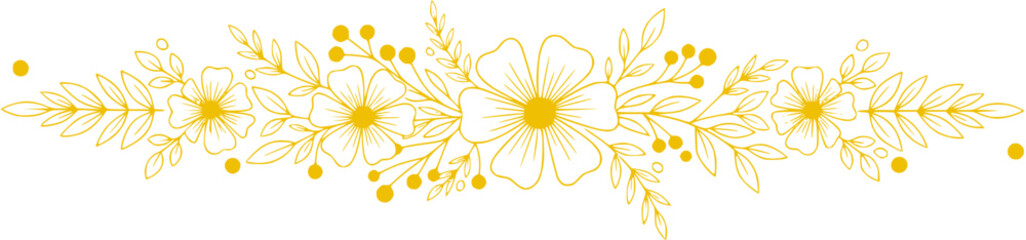 Elegant Floral Border Design