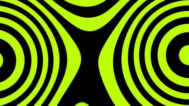 Toxic green with black bee lines VJ loop animation