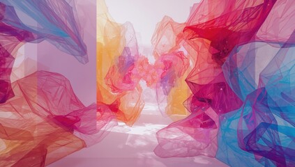 High-resolution UHD backdrop with intricate textile motifs for wallpaper or fabric design applications, used in layout and content presentation