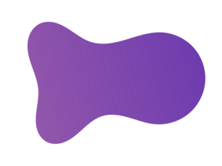 Purple abstract organic blob shape for modern background design, creative layout, branding, poster, presentation and digital decoration