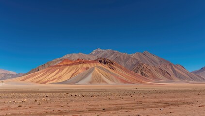 Vivid mountain scenery at Suriplaza in the Atacama Desert emphasizing elevation for climate research